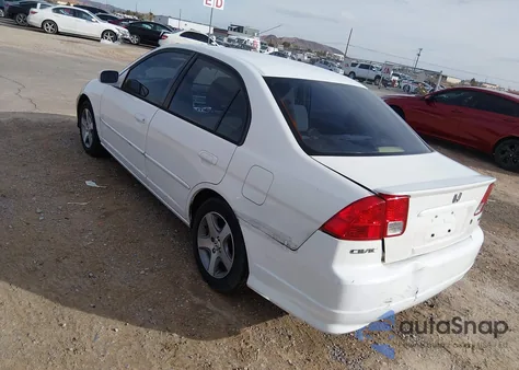 2004 Honda Civic Hybrid из США, поврежденный, VIN JHMES95644S013604